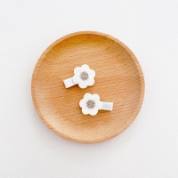 Girl Hair Clip Floral Pair (GHP9418)
